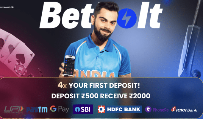 BetBolt: Welcome bonus up to 400%!